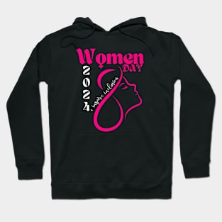 Inspire inclusion 8 march 2024 international women day Hoodie